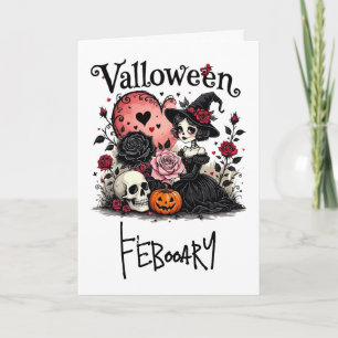 Valloween Mörk Romantik Kort