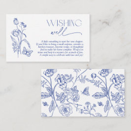 Välmående Modern Blue Blommigt Möhippa Tilläggskort