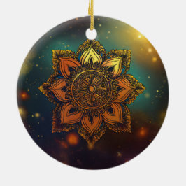 Välmående och Andlig Harmony Julgransprydnad Keramik