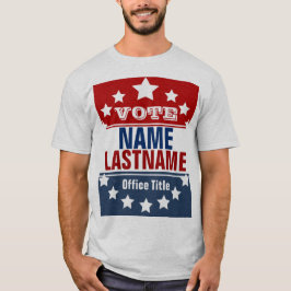 Valmall för Anpassningsbar Kampanj T Shirt