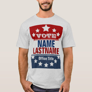 Valmall för Anpassningsbar Kampanj T Shirt