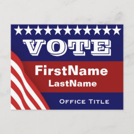 Valmall för anpassningsbar Kampanj Vykort