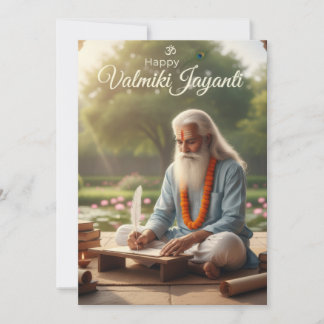 Valmiki jayanti firande inbjudningar