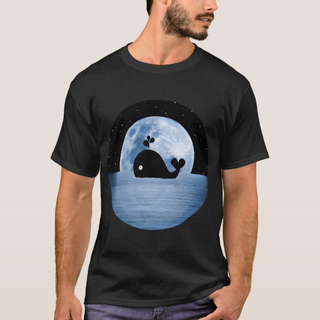 Valnattssim - Blå T Shirt (Framsida)