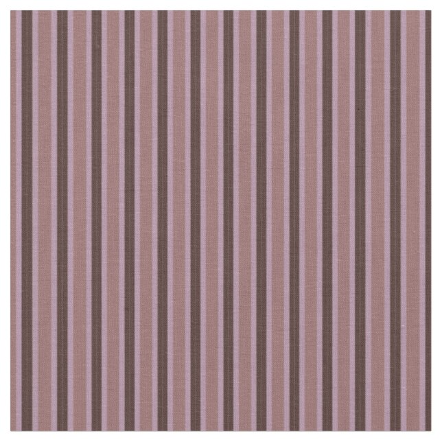 Valnöt, Mauve och Kopparrosränder Tyg (Närbild)