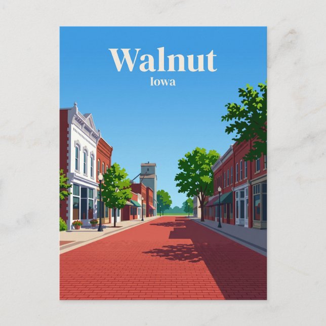 Valnöt USA Vykort (Framsida)