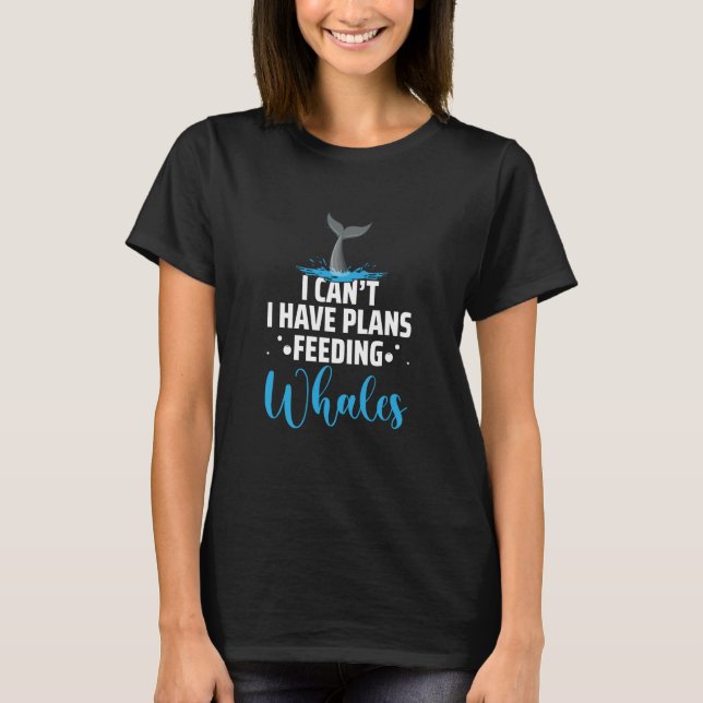 Valobservation av val och späckhuggare t shirt (Framsida)
