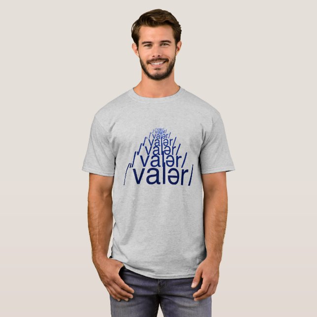 Valor Fonetisk T-Shirt Herr (Hel framsida)