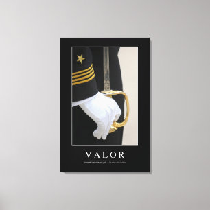 Valor: Inspirera citationstecken 1 Canvastryck