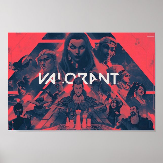 Valorant agent poster (Framsidan)