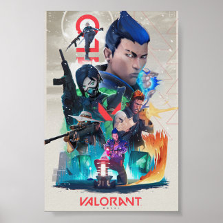 Valorant agent poster konst