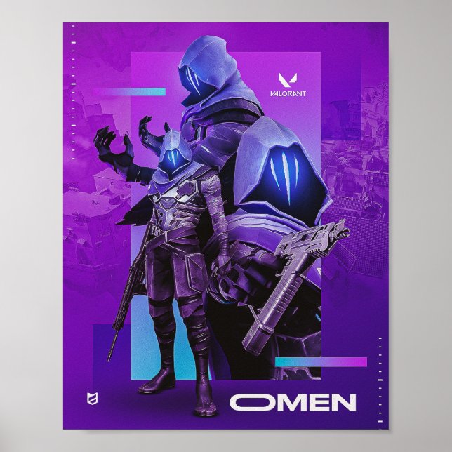 Valorant omen poster (Framsidan)