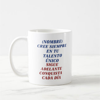 VALORATE CADA DIA REGALO PERSONALIZADO (NOMBRE) KAFFEMUGG