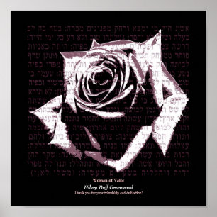 Valorns kvinna - Rosa Poster