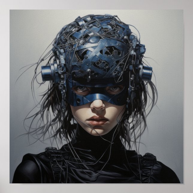 Valors kretsar: Futuristiska Superheroine Poste Poster (Framsidan)