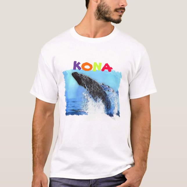 Valövervakning, Kona, Hawaii Tee (Framsida)