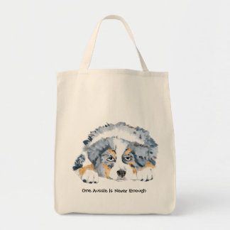 Valp för blåttMerle australian shepherd Tygkasse