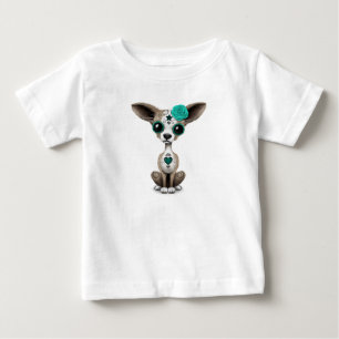 Valp för Chihuahua för skalle för blåttday of T Shirt