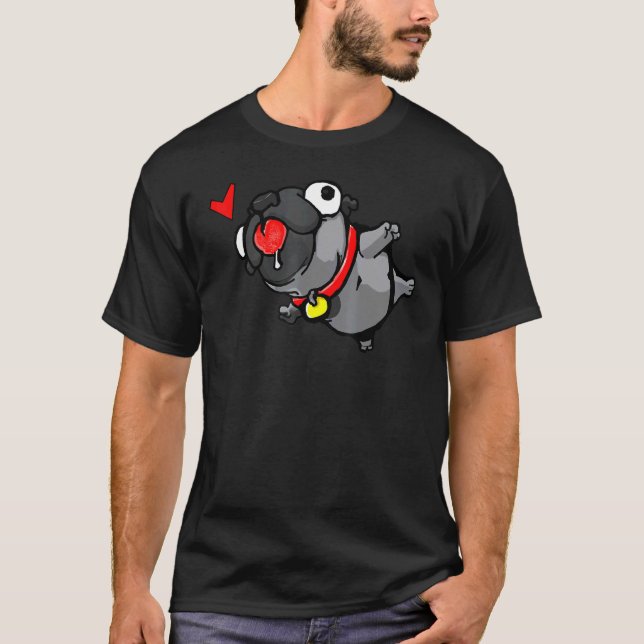 Valp För manar och kvinnliga T Shirt (Framsida)