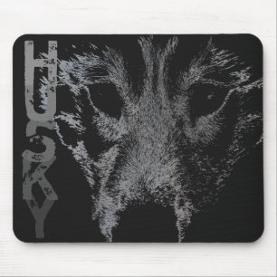 Valp för siberian huskyMousepad varg Mousepads & Musmatta