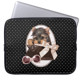 Valp för Yorkshire Terrier Laptop Sleeve