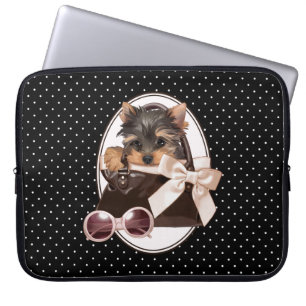 Valp för Yorkshire Terrier Laptop Sleeve