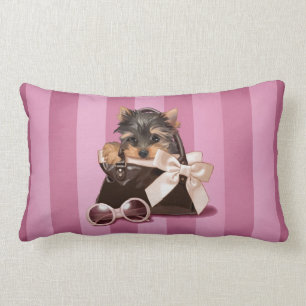 Valp för Yorkshire Terrier Lumbarkudde