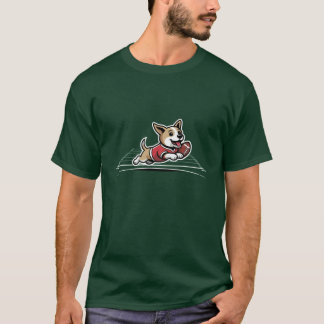 valp gör en touchdown t shirt