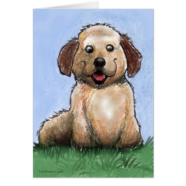 Valp Hälsningskort (Framsidan)