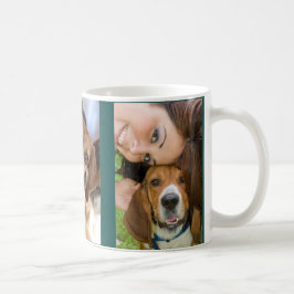 Valp Hund Älskare 3 Bilder Present Kaffemugg