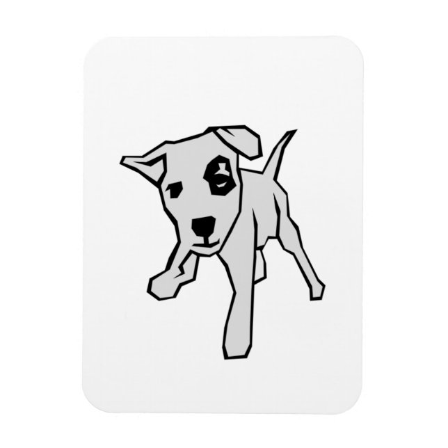 valp hund magnet (Vertikal)