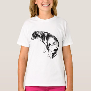 Valp i fickljus t shirt
