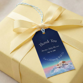 Valp i molnen - Baby Shower Presentetikett