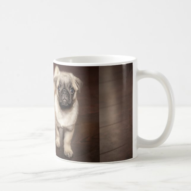 valp i sepiafärg kaffemugg (Höger)