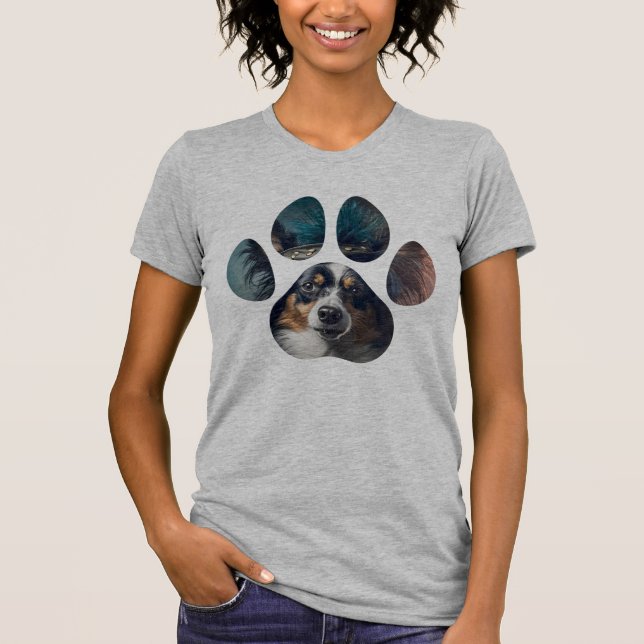 Valp Kärlek Hund Tass T Shirt (Framsida)