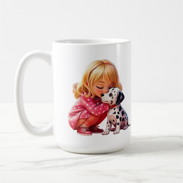 Valp Kärlek Kaffemugg (Vänster)