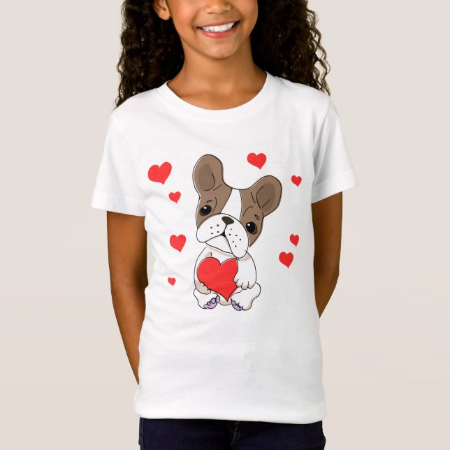 Valp Kärlek T Shirt (Framsida)