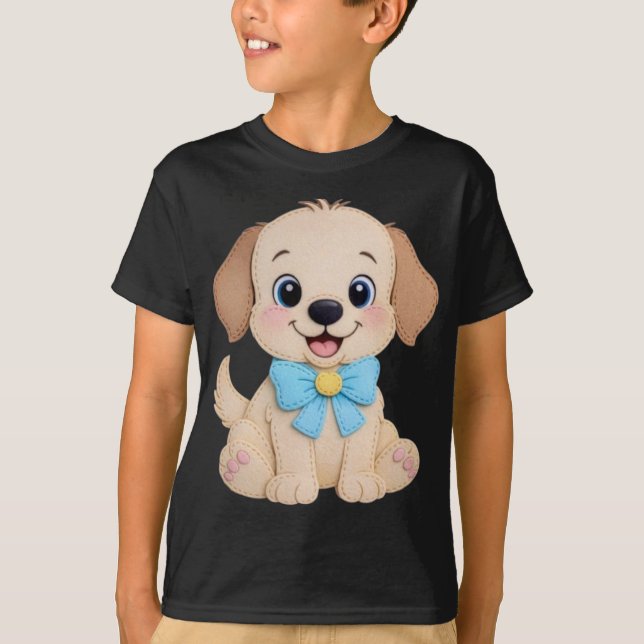 Valp Lappteknik T Shirt (Framsida)