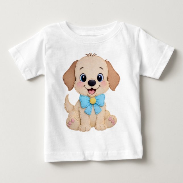 Valp Lappteknik T Shirt (Framsida)