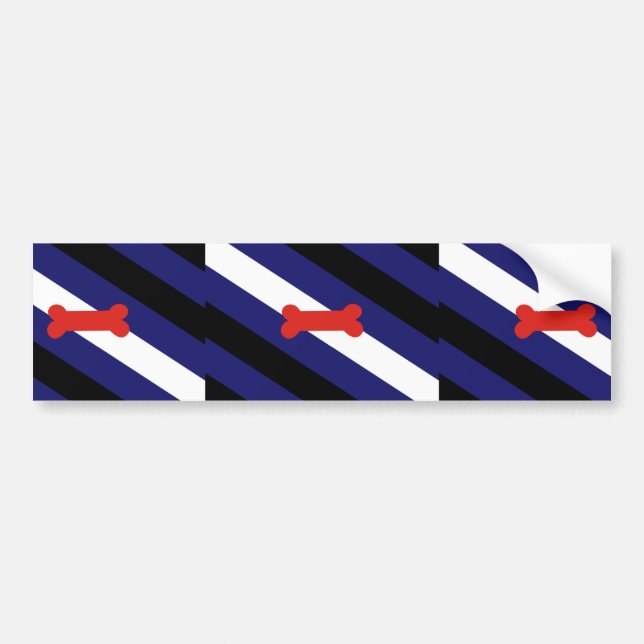 Valp Lek Stolthet Flagga Bildekal (Framsidan)