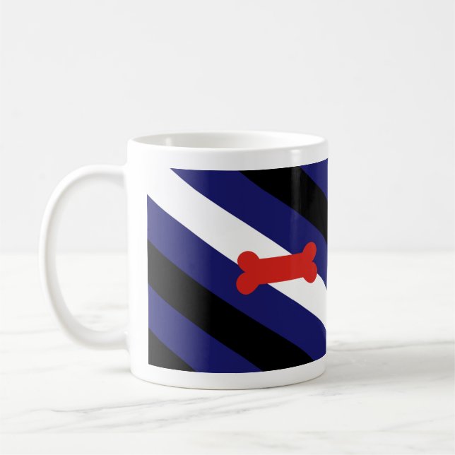 Valp Lek Stolthet Flagga Kaffemugg (Vänster)