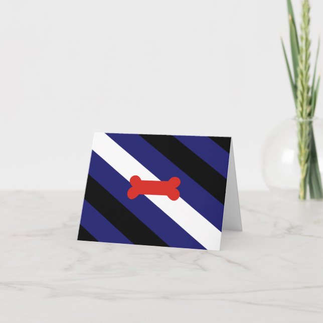 Valp Lek Stolthet Flagga Kort (Framsida)