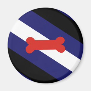 Valp Lek Stolthet Flagga Magnet