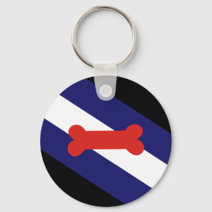 Valp Lek Stolthet Flagga Nyckelring