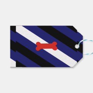 Valp Lek Stolthet Flagga Presentetikett