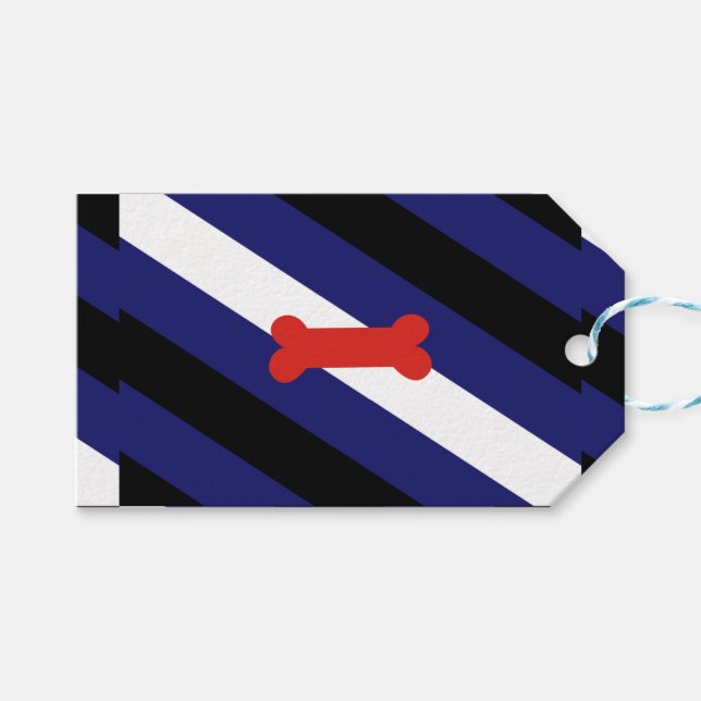 Valp Lek Stolthet Flagga Presentetikett (Framsidan (Horisontell))