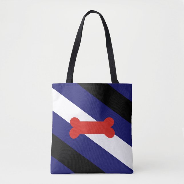 Valp Lek Stolthet Flagga Tygkasse (Framsida)