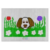 Valp N Glasskärningspunkt 27,9 cm x 20,3 cm