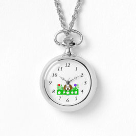 Valp N Play Silver Necklace Watch Armbandsur