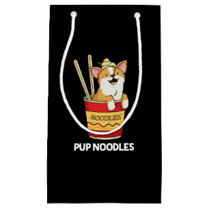 Valp Noodles Funny Kopp Noodles Pun Mörk BG